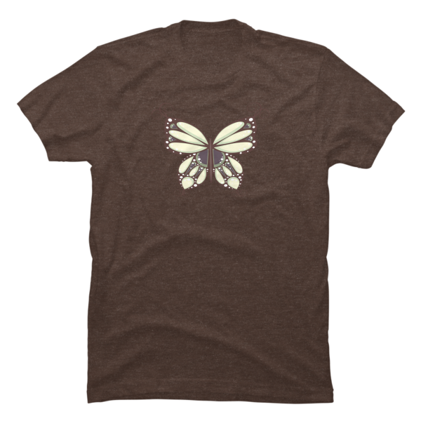 brown butterfly shirt
